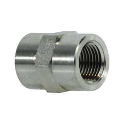 5000-12-04 - Steel Pipe Coupling, 3/4 in Female NPTF x 1/4 in Female NPTF