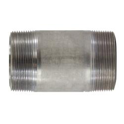 51181 - 2-1/2 in MPT x 2-1/2 in MPT Stainless Steel Seamless Pipe Nipple, 3 in Length