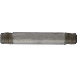 52001 - 1/8 in MPT x 1/8 in MPT Stainless Steel Seamless Pipe Nipple, Close Length, 3000 psi