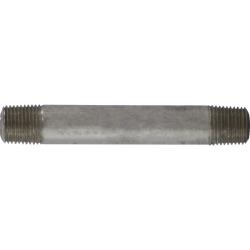 52008 - 4-1/2 in 316 Stainless Steel Seamless Pipe Nipple, 1/8 in MPT x 1/8 in MPT