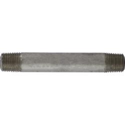 52010 - 1/8 in MPT x 1/8 in MPT Seamless Pipe Nipple, 5-1/2 in Stainless Steel