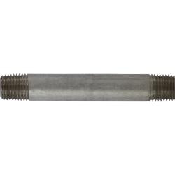 52026 - 1/4 in MPT x 1/4 in MPT 4 in Long 316 Stainless Steel Pipe Nipple