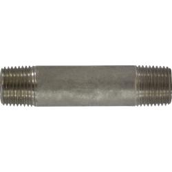52069 - 5-1/2 in L 316 Stainless Steel Seamless Pipe Nipple, 1/2 in MPT x 1/2 in MPT