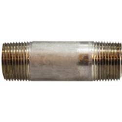52083 - 3/4 in MPT x 3/4 in MPT Seamless Pipe Nipple, 2-1/2 in L, 316 Stainless Steel