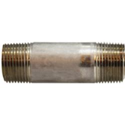 52089 - 3/4 in MPT x 3/4 in MPT Seamless 316 Stainless Steel Pipe Nipple, 5-1/2 in Long