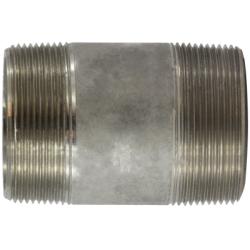 52165 - 2 in MPT x 2 in MPT Stainless Steel Seamless Pipe Nipple, 4-1/2 in Long