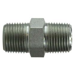 54041612 - 1 in x 3/4 in Steel Hex Nipple Fitting for Plumbing Connections