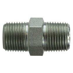 54048 - 1/2 in MPT x 1/2 in MPT Steel Hex Nipple, 3000 psi, 375°F