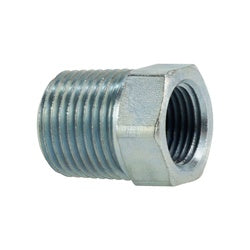 5406128 - Steel Hex Pipe Reducer Bushing, 3/4-in Male NPTF to 1/2-in Female NPTF
