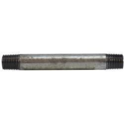 56023 - 1/4 in MPT x 1/4 in MPT Welded Steel Pipe Nipple, 2-1/2 in Length, Galvanized Finish