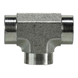 56058 - 1/2 in FPT Steel Pipe Tee with 3000 psi Pressure Rating