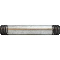 56093 - 9 in Galvanized Steel Welded Pipe Nipple, 3/4 in MPT x 3/4 in MPT, SCH 40, 700 psi