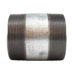 56226 - 4 in MPT Welded Pipe Nipple, 5-1/2 in Steel, Galvanized Finish