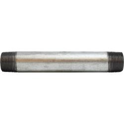 56257 - 3/4 in MPT x 3/4 in MPT Galvanized Steel Welded Pipe Nipple, 72 in Long