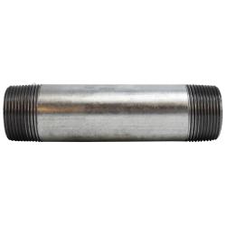 56277 - 72 in Galvanized Steel Welded Pipe Nipple, 1-1/4 in MPT x 1-1/4 in MPT