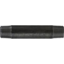 57060 - 1/2 in MPT x 1/2 in MPT Welded Steel Pipe Nipple, 1-1/8 in Length