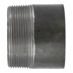 57101T - 1 in x 1 in Plain End Welded Black Steel Pipe Nipple, 2 in Length