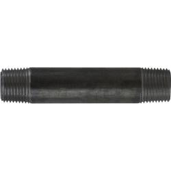 57241 - 1/2 in x 1/2 in Black Steel Welded Pipe Nipple, 24 in Length, SCH 40, 700 psi