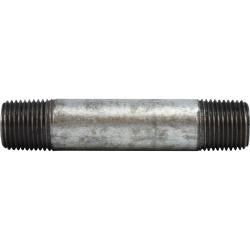 58022 - 1/4 in MPT x 1/4 in MPT Galvanized Steel Pipe Nipple, 2 in Length