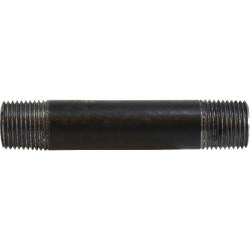 59064SMLS - SCH 80 Steel Seamless Pipe Nipple, 1/2 in MPT x 1/2 in MPT, 3 in Length
