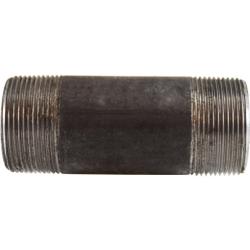 59152SMLS - 1-1/2 in MPT x 1-1/2 in MPT Steel Seamless Pipe Nipple, 9 in Length