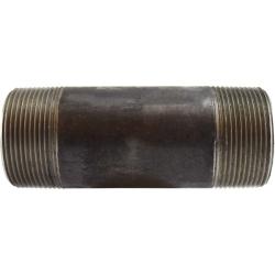 59183SMLS - 2-1/2 in MPT x 2-1/2 in MPT Steel Seamless Pipe Nipple, 4 in Length