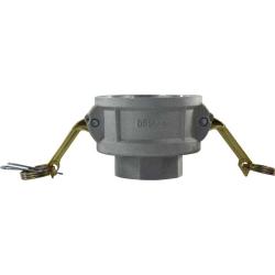 61867 - 3 in x 2 in Aluminum Cam and Groove Reducer Coupler for Pipe Connection