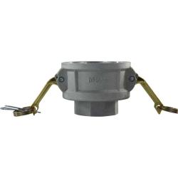 61868 - Aluminum Cam and Groove Reducer Coupler - 4 in Type D x 3 in FPT