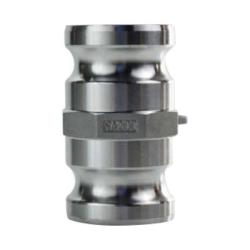 SA-200-AA - 2-in Male Cam and Groove Aluminum Spool Adapter with Two Male Adapters