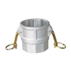 61948 - 4 in Type D Cam and Groove Coupler with 4 in FIP Connection, Aluminum Construction
