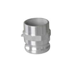 61964 - 1-1/2 in Type F Aluminum Cam and Groove Adapter to 1-1/2 in MIP