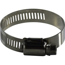 620016SS - 1-1/16 in to 1-1/2 in 316 Stainless Steel Wide Band Worm Drive Clamp