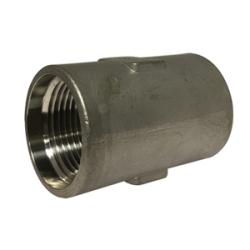 62418DC - 2 in FPT Stainless Steel Drop Coupling for Air, Water, Oil, Gas, and Steam