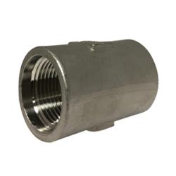 62418HDDC - 2 in FPT x 2 in FPT Heavy Duty Stainless Steel Drop Coupling