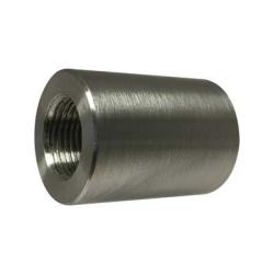 63444B1 - 1-1/4 in FPT to 1/2 in FPT Barstock Reducing Coupling, 316 Stainless Steel