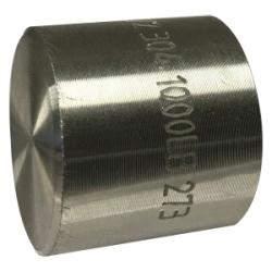 63470B1 - 1/8 in FPT 316 Stainless Steel Barstock Cap for 1000 lb Pressure Applications