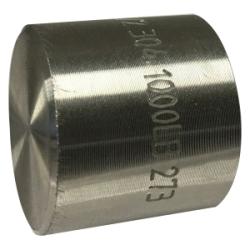 63475B1 - 1 in FPT 316 Stainless Steel Barstock Cap, 1000 lb Pressure Rated