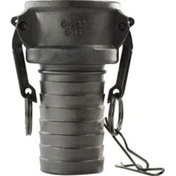 63940 - 6 in Type C Stainless Steel Cam and Groove Coupler x 6 in Hose Barbed