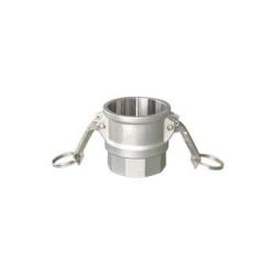 63948 - 4 in Type D x 4 in FPT Stainless Steel Cam and Groove Coupler