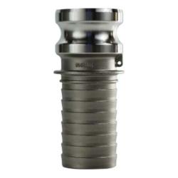 63952 - 1 in Type E Cam and Groove Adapter x 1 in Hose Barbed Stainless Steel