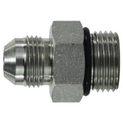 640042 - 1/4-in Male JIC to 1/8-in Male O-Ring Boss Steel Adapter, 4500 psi, 375°F