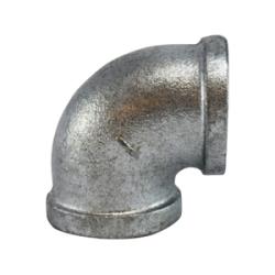 64104 - 3/4 in FPT x 3/4 in FPT Galvanized Iron 90 Degree Elbow Fitting