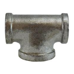 64300 - Galvanized Iron Bullhead Tee with 1 in FPT x 1 in FPT x 1-1/2 in FPT Connections