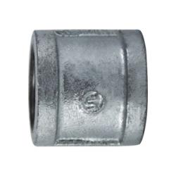 64417 - 1-1/2 in FPT x 1-1/2 in FPT Malleable Iron Coupling with Galvanized Finish