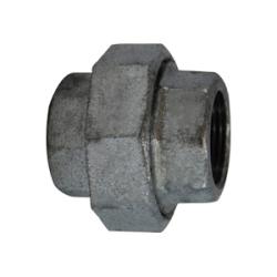 64604 - 3/4 in FPT x 3/4 in FPT Galvanized Iron Union Fitting, ANSI B 16.3, 150 psi Rating