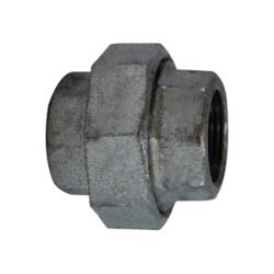64602 - Malleable Iron Union, 3/8 in FPT x 3/8 in FPT, Galvanized Finish, 150 psi Rating