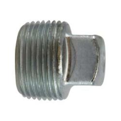 66654 - 3/4 in MNPT Steel Square Head Plug, 1.07 in x 0.62 in, Zinc-Plated Finish