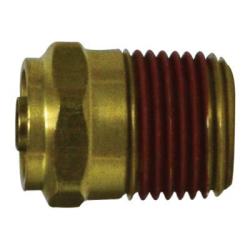 680604 - 3/8-in Push-to-Connect Male Connector with 1/4-in NPTF Brass Fitting, 1.2-in Length