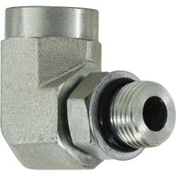 6815NWO1010 - 90-Degree Steel Elbow Fitting, 5/8-in Male to 5/8-in Female O-Ring Boss