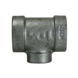 68336 - Galvanized Iron Reducing Tee - 2 in FPT x 2 in FPT x 1-1/2 in FPT